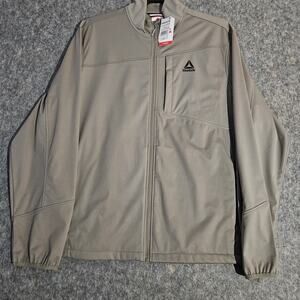 Reebok Jacket Mens XL Softshell Full Zip Lightweight Outdoors OMRD195
